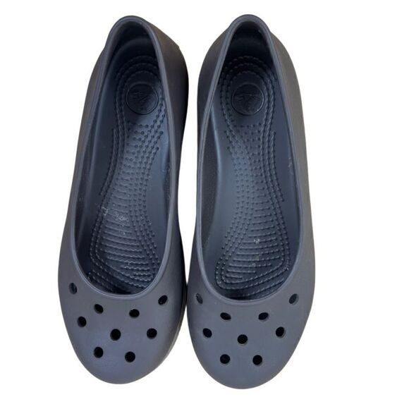 Crocs Women's Crocband Airy Flat Slip On Shoes dark brown  Size W 8 Style 14379 - Picture 1 of 6